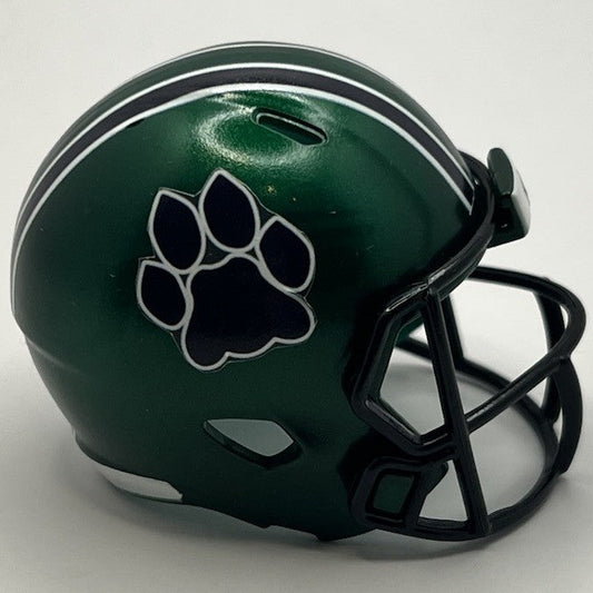 Custom Ohio Bobcats Pocket Pro Helmet Dark Green MAC