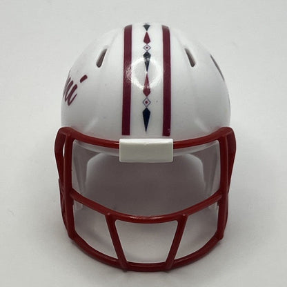 Custom Miami(OH) Redhawks Pocket Pro Helmet White MAC