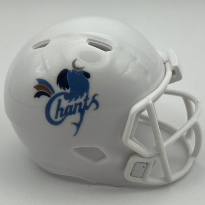 Custom Coastal Carolina Chanticleers Pocket Pro Helmet White Sun Belt