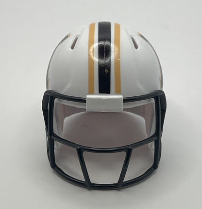Custom App State Mountaineers Pocket Pro Helmet White Sun Belt