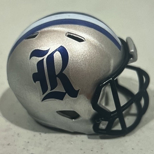 Custom Rice Owls Pocket Pro Helmet Silver American Conference