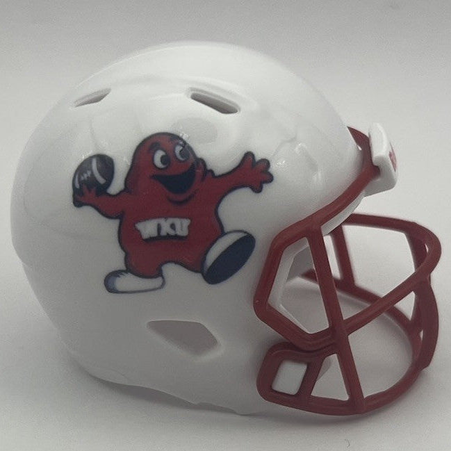 Custom Western Kentucky Hilltoppers Pocket Pro Helmet White Conference USA