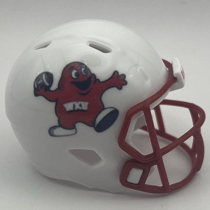 Custom Western Kentucky Hilltoppers Pocket Pro Helmet White Conference USA