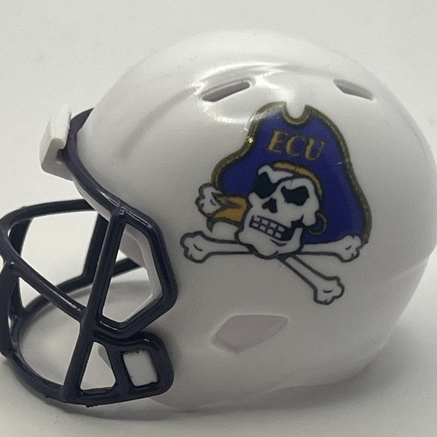 Custom ECU Pirates Pocket Pro Helmet White American Conference