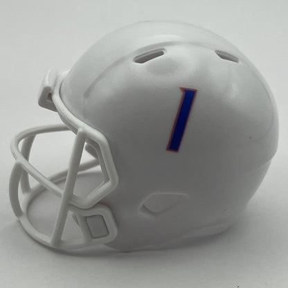 Custom Boise State Broncos Pocket Pro Helmet White Pac-12