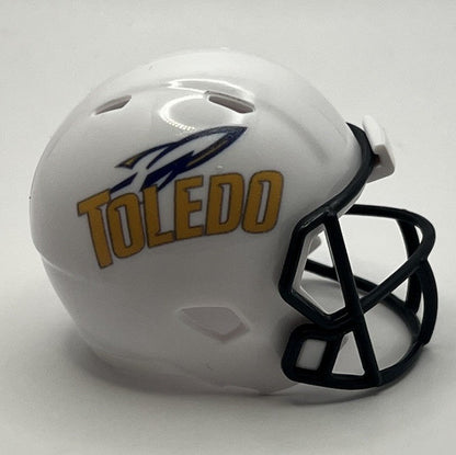 Custom Toledo Rockets Pocket Pro Helmet White MAC