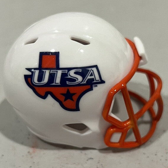 collapsible football helmet Custom UTSA Roadrunners Pocket Pro White American Conference Po – Pocket Pro Nation GIFT10 Size:SW 6000 HGA Size of 59Hx59Lx24D allows adidas Originals Rucksack -