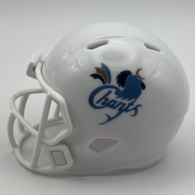 Custom Coastal Carolina Chanticleers Pocket Pro Helmet White Sun Belt