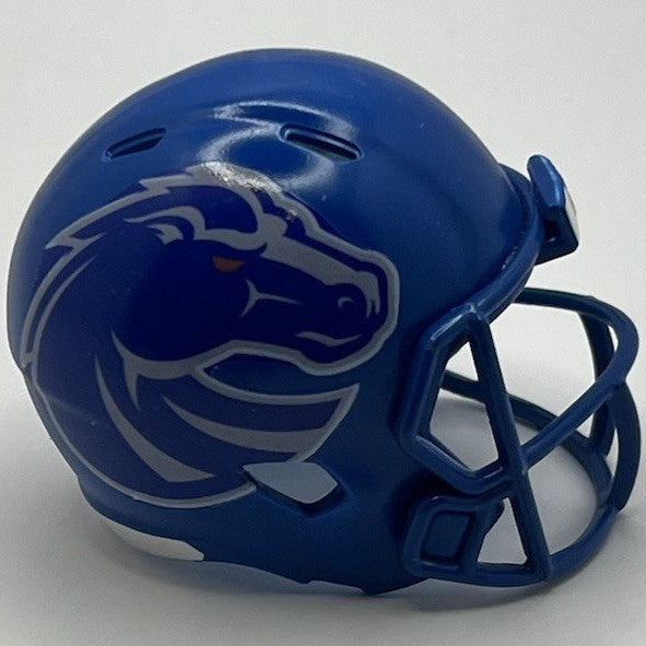 Custom Boise State Broncos Pocket Pro Helmet Blue Pac-12