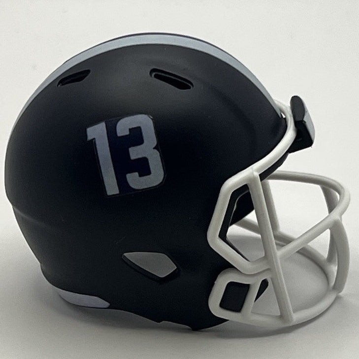 Custom Georgia Southern Eagles Pocket Pro Helmet Navy Blue Sun Belt