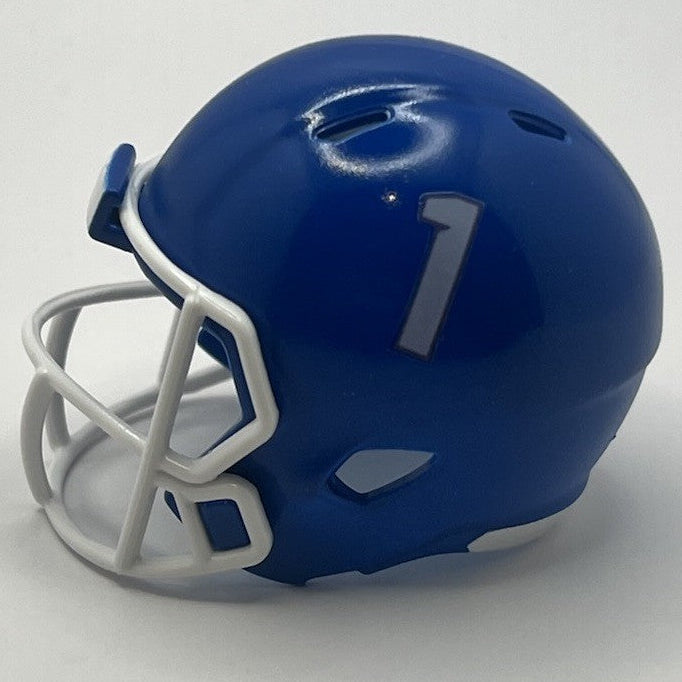 Custom Memphis Tigers Pocket Pro Helmet Blue American Conference