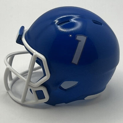 Custom Memphis Tigers Pocket Pro Helmet Blue American Conference