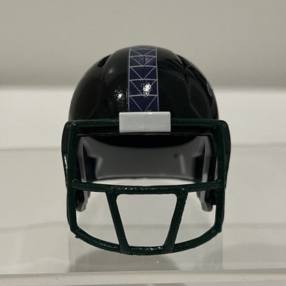Custom Hawaii Rainbow Warriors Pocket Pro Helmet Black Mountain West