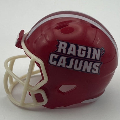 Custom Louisiana Rajin' Cajuns Pocket Pro Helmet Red Sun Belt