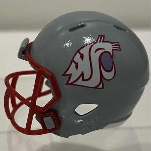 Custom Washington State Cougars Pocket Pro Helmet Gray Pac-12