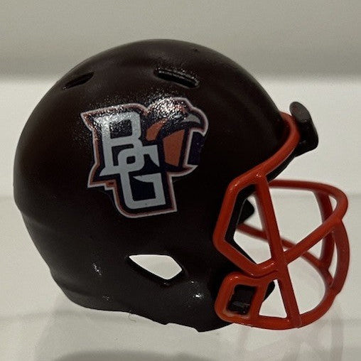 Custom Bowling Green Falcons Pocket Pro Helmet Brown MAC