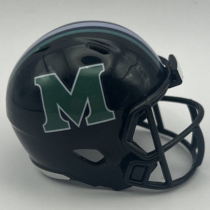 Custom Marshall Thundering Herd Pocket Pro Helmet Black Sun Belt
