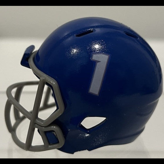Custom Memphis Tigers Pocket Pro Helmet Blue American Conference