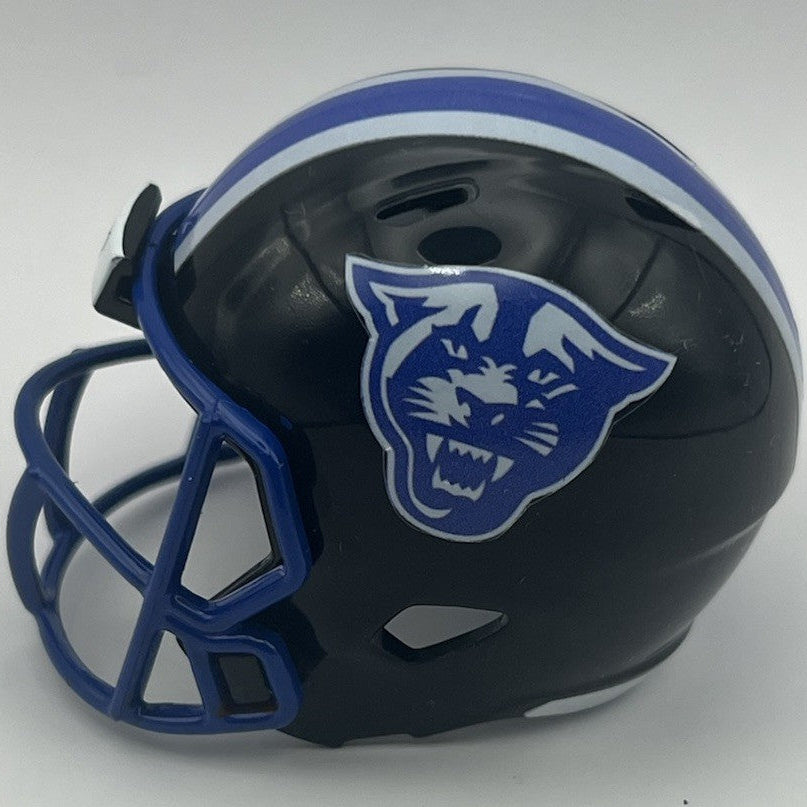 Custom Georgia State Panthers Pocket Pro Helmet Black Sun Belt