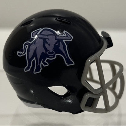 Custom Utah State Aggies Pocket Pro Helmet Navy Blue Pac-12