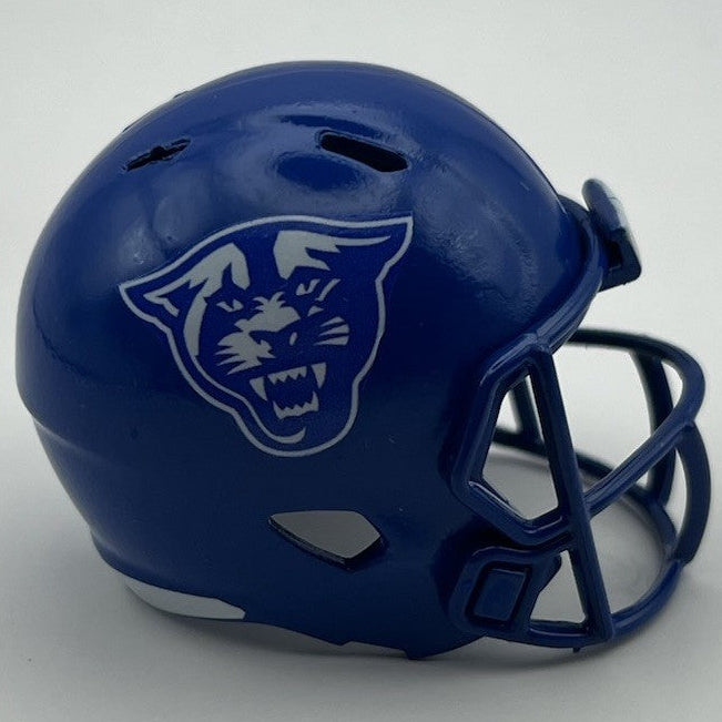 Custom Georgia State Panthers Pocket Pro Helmet Blue Sun Belt