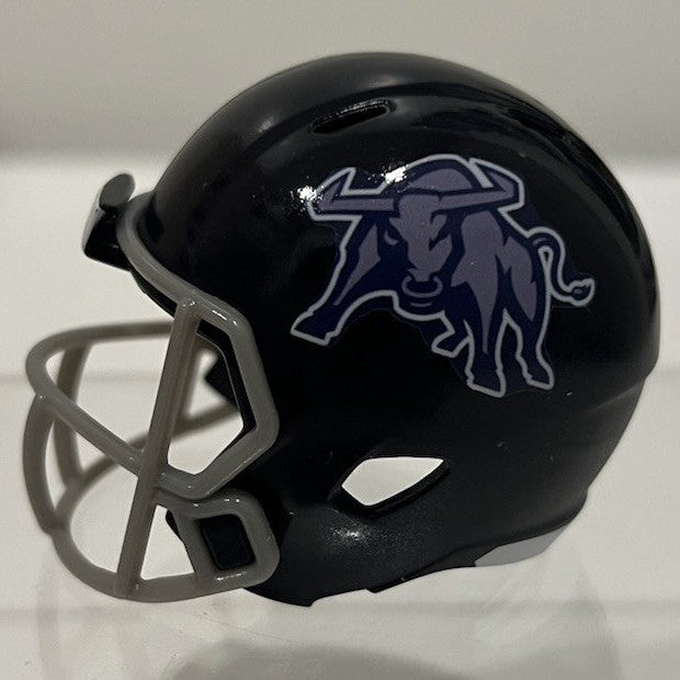 Custom Utah State Aggies Pocket Pro Helmet Navy Blue Pac-12