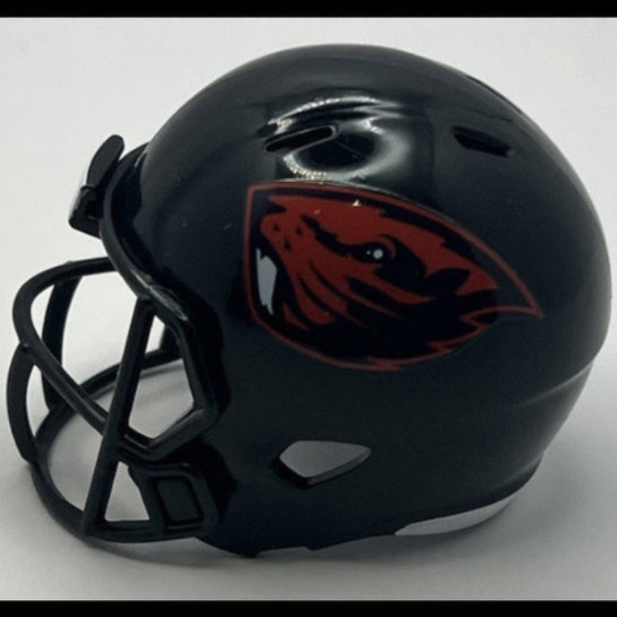 Custom Oregon State Beavers Pocket Pro Helmet Black Pac-12