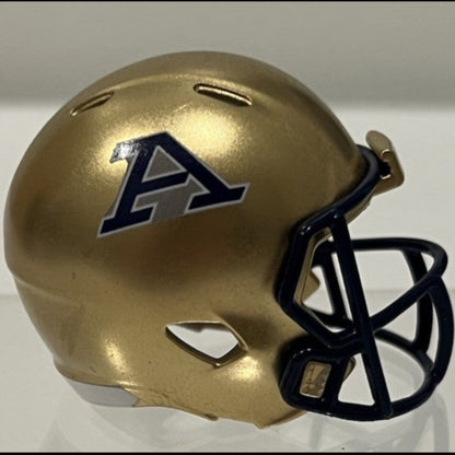 Custom Akron Zips Pocket Pro Helmet Gold MAC