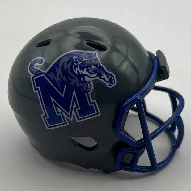 Custom Memphis Tigers Pocket Pro Helmet Gray American Conference
