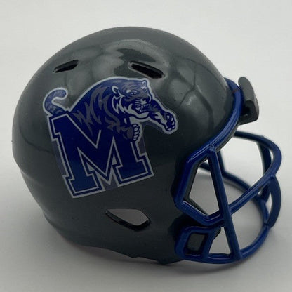 Custom Memphis Tigers Pocket Pro Helmet Gray American Conference