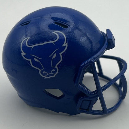 Custom Buffalo Bulls Pocket Pro Helmet Blue MAC