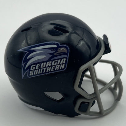 Custom Georgia Southern Eagles Pocket Pro Helmet Navy Blue Sun Belt