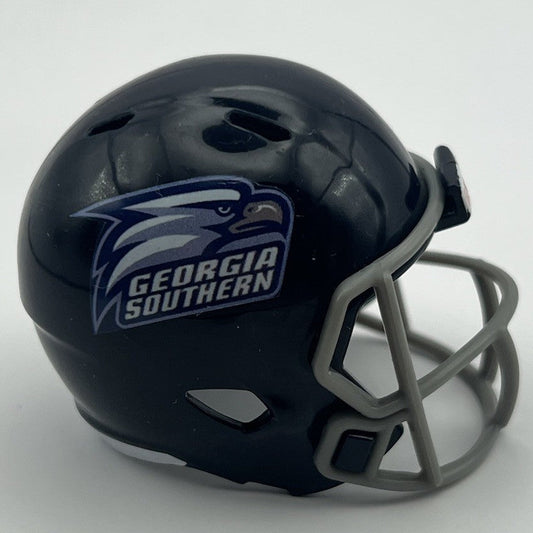 Custom Georgia Southern Eagles Pocket Pro Helmet Navy Blue Sun Belt