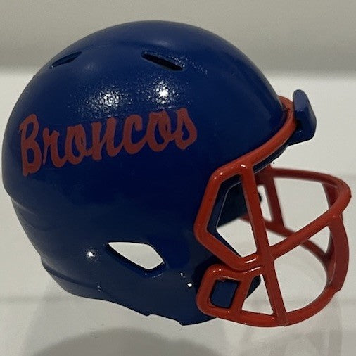 Custom Boise State Broncos Pocket Pro Helmet Blue Pac-12