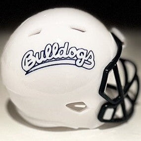 Custom Fresno State Bulldogs Pocket Pro Helmet White Pac-12