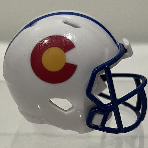 Custom Colorado State Rams Pocket Pro Helmet White Pac-12