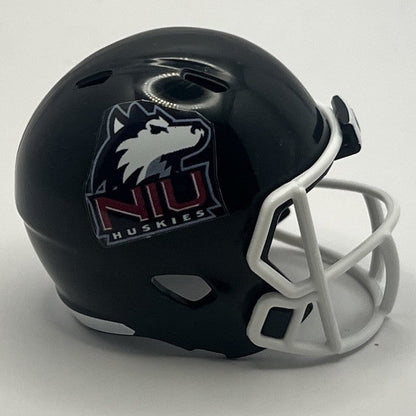 Custom NIU Huskies Pocket Pro Helmet Black Mountain West