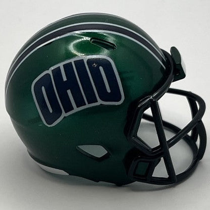 Custom Ohio Bobcats Pocket Pro Helmet Dark Green MAC