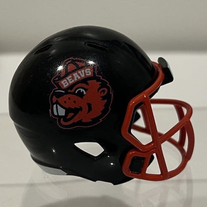 Custom Oregon State Beavers Pocket Pro Helmet Black Pac-12
